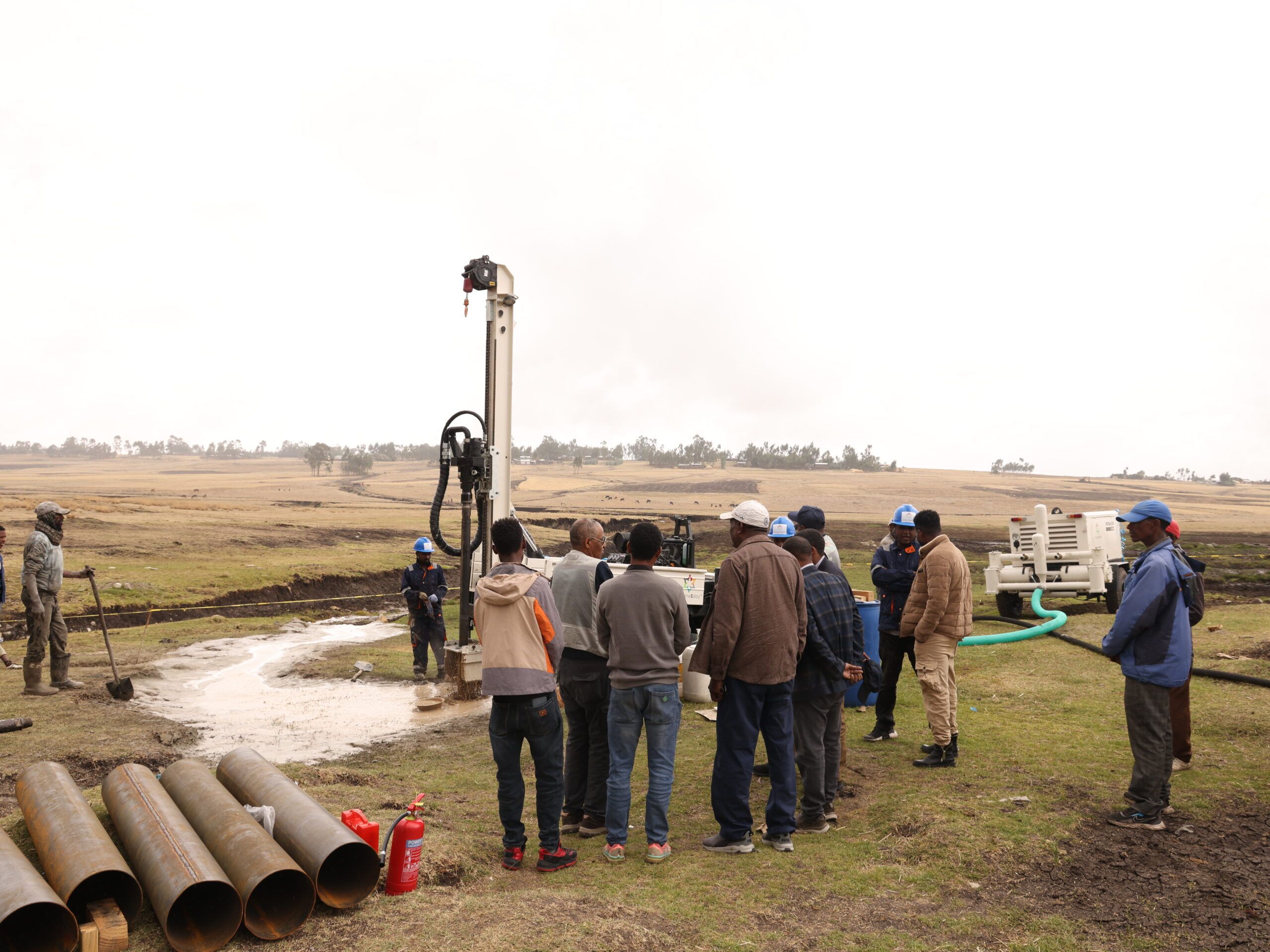 Ethiopia Water Well Program - Community accessing clean water