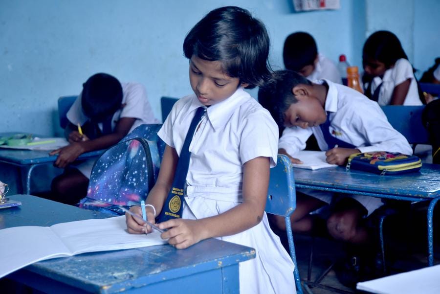 Sri Lanka Gampaha Program - Happy children