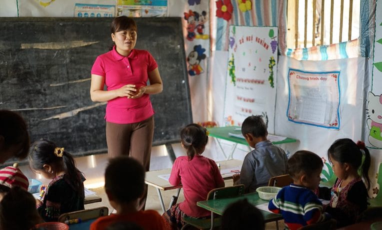 Vietnam Education Program - Children in classroom